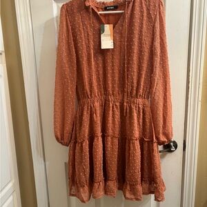 By Together Women's Rust Mini Dress